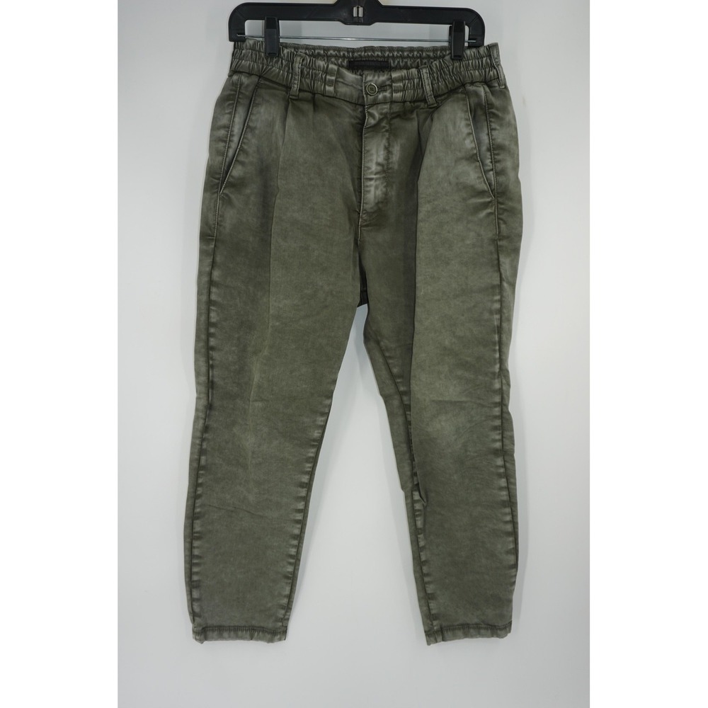 Drykorn For Beautiful People Jogger Pants‎ Green Elastic Waist 34/32 W34 L26